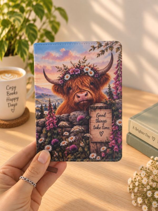 Highland Cow Notebook A6