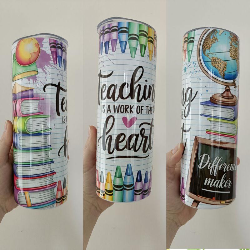 Teaching Is A Work Of Heart Tumbler